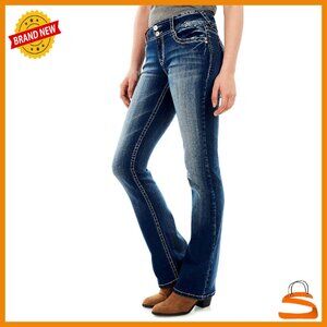 Mid-Rise Bootcut Jeans, Insta Stretch Denim, Size Inclusive 0-24